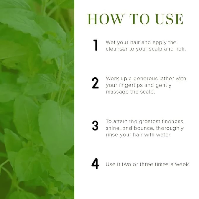 Khadi Natural Heena & Tulsi Extra Conditioning Herbal Hair Shampoo, 210 ml-4.webp